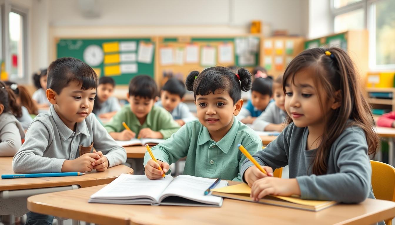 Students collaborating in study space